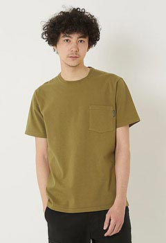 Heavy plain stitch Pocket Short Sleeve T-shirts