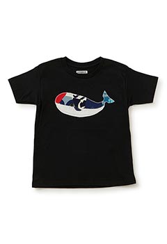 HRR キッズ クジラパッチ Tシャツ