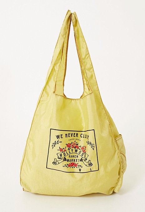 Nylon trademark reusable shopping bag
