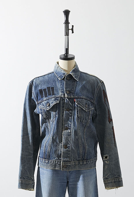 VINTAGE LEVIS 70505 PAINTED DENIM JACKET