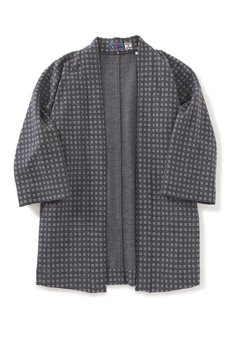 Compressed Wool Koushigara Haori Jacket