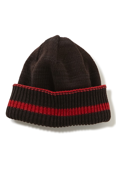 Cotton acrylic reversible knit cap