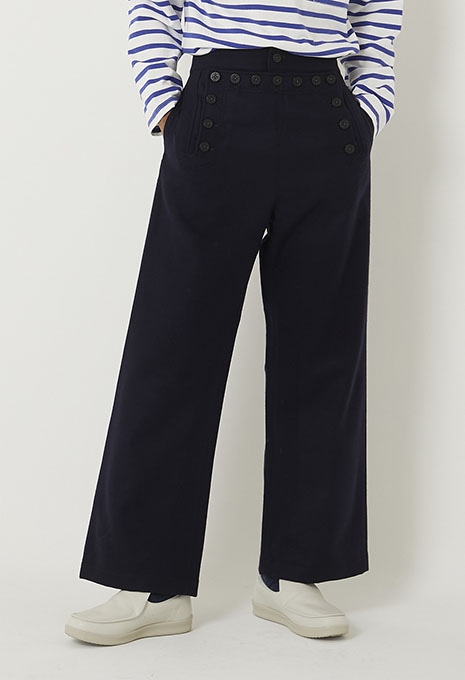 Melton sailor pants