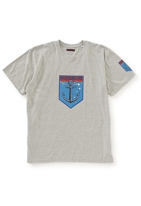 Anchor emblem print T-shirts
