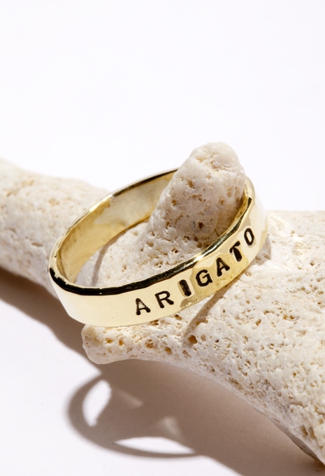 GAIJIN MADE D3690 brass ARIGATO ring