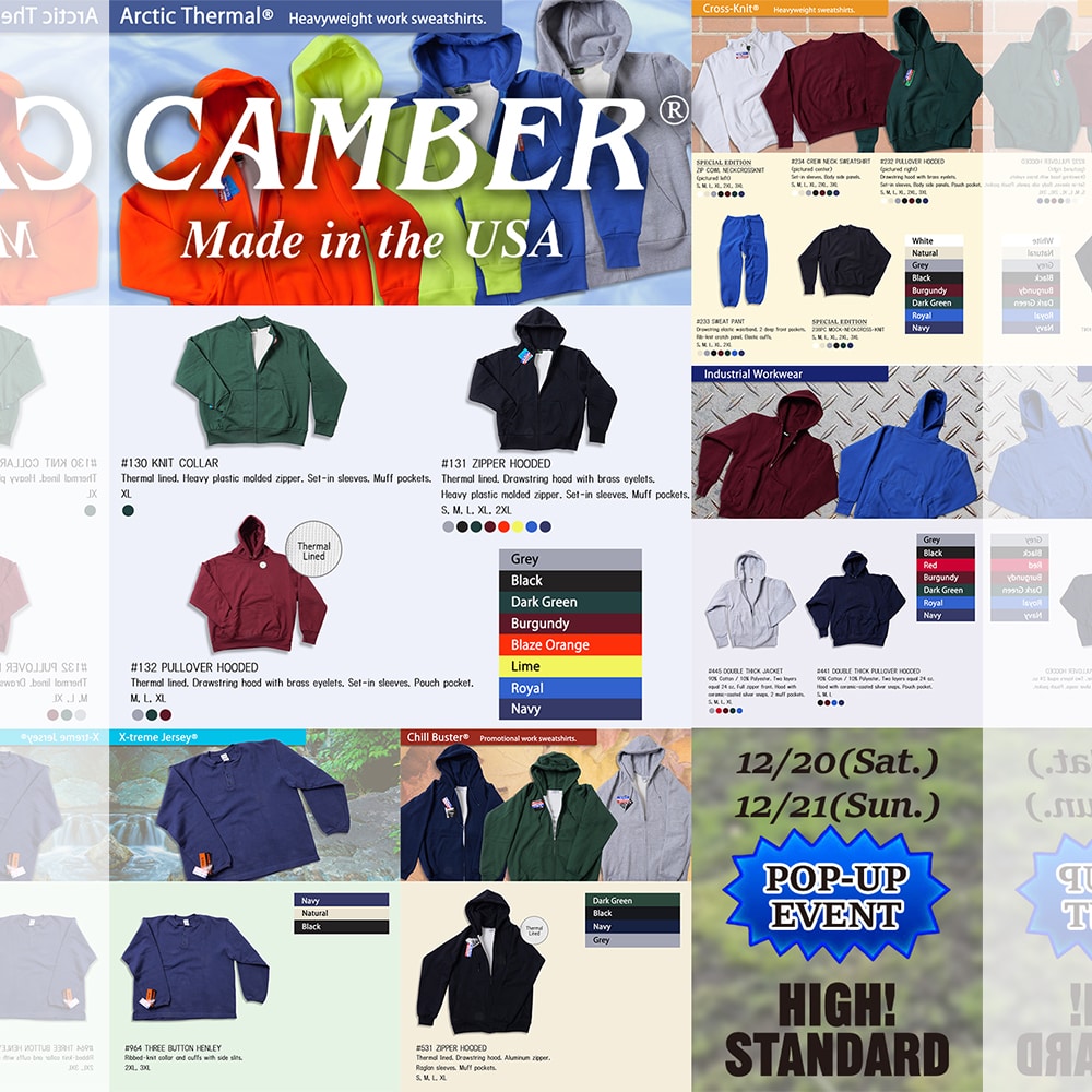 CAMBER POP-UP!! 開催のお知らせ 12/20-12/21