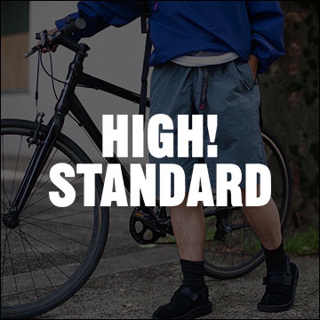 Select brand shorts recommended by HIGH! STANDARD