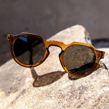 Environmentally friendly ethical Material, lightweight sunglasses made in Sabae jugaad14 (Jugaad Fourteen)