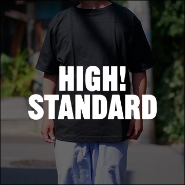 A plain T-shirts recommended by HIGH! STANDARD