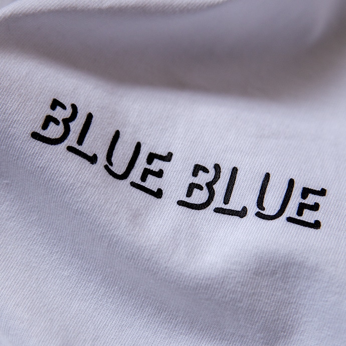 BLUE BLUE shadow logo T-shirts