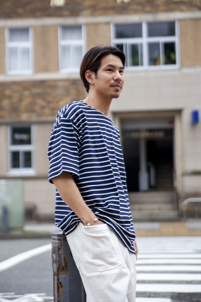 新品デニム 着物シルク古布 ハンドメイド ワンショルダーバッグ  