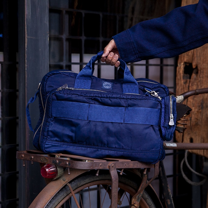 S/N 3WAY BRIEFCASE L BLUE CUSTOM｜Porter Classic（ポーター  