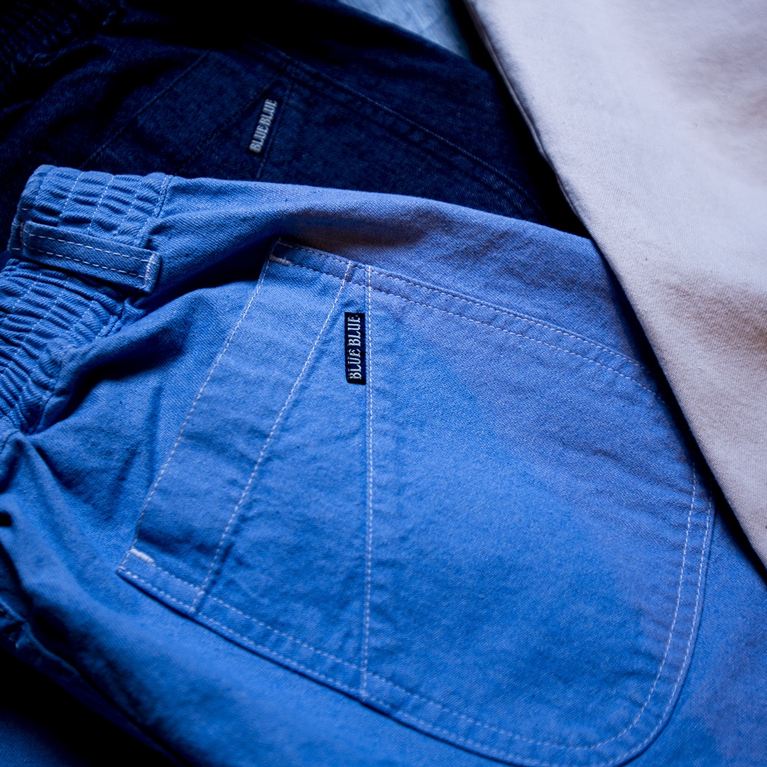 BLUE BLUE Color Denim Utility Trousers