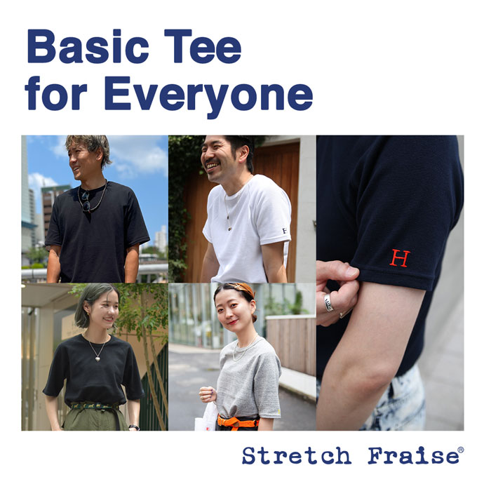 HOLLYWOOD RANCH MARKETのオリジナル素材Tシャツ「Stretch Fraise」