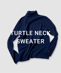 Merino Cashmere Washable turtle neck Sweater