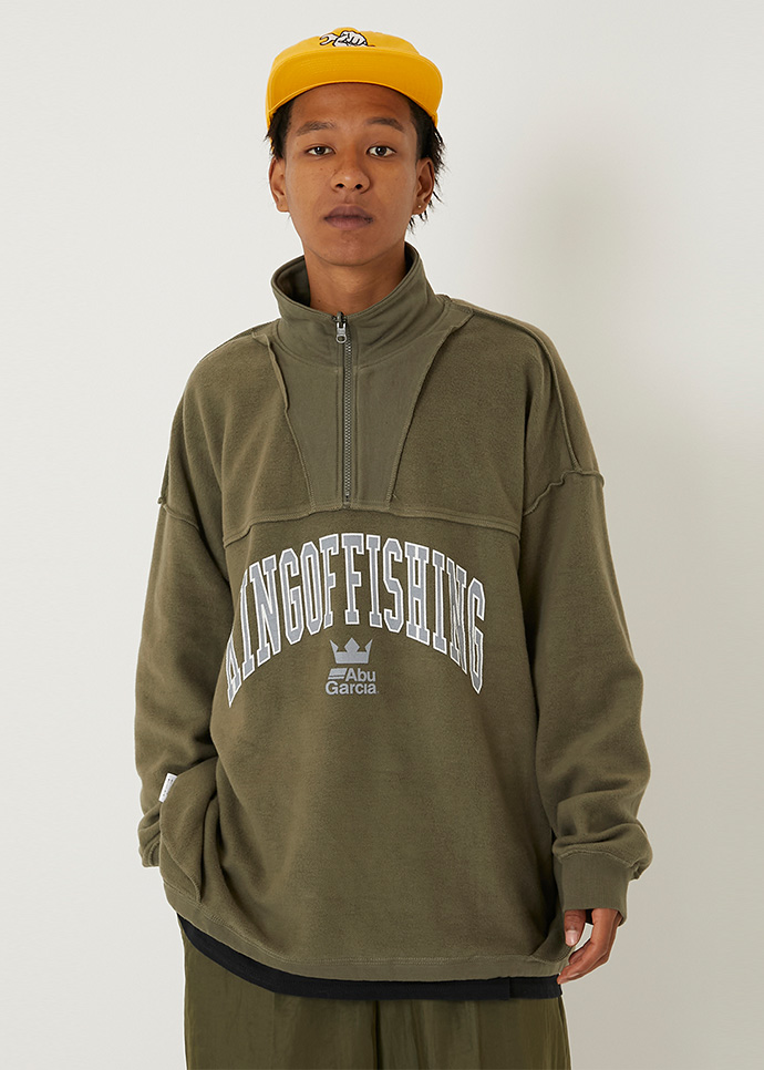 REVERSIBLE HALFZIP SWEAT