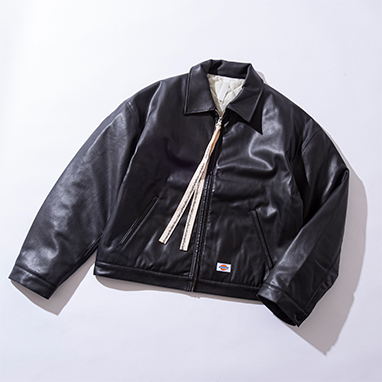 SHINYA KOZUKA / AS EISENHOWER WAS leather jacket