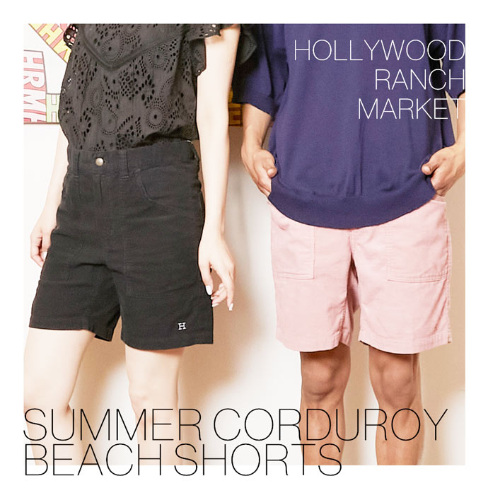 SUMMER CORDUROY BEACH SHORTS | サマーコールビーチショーツ | サマー 