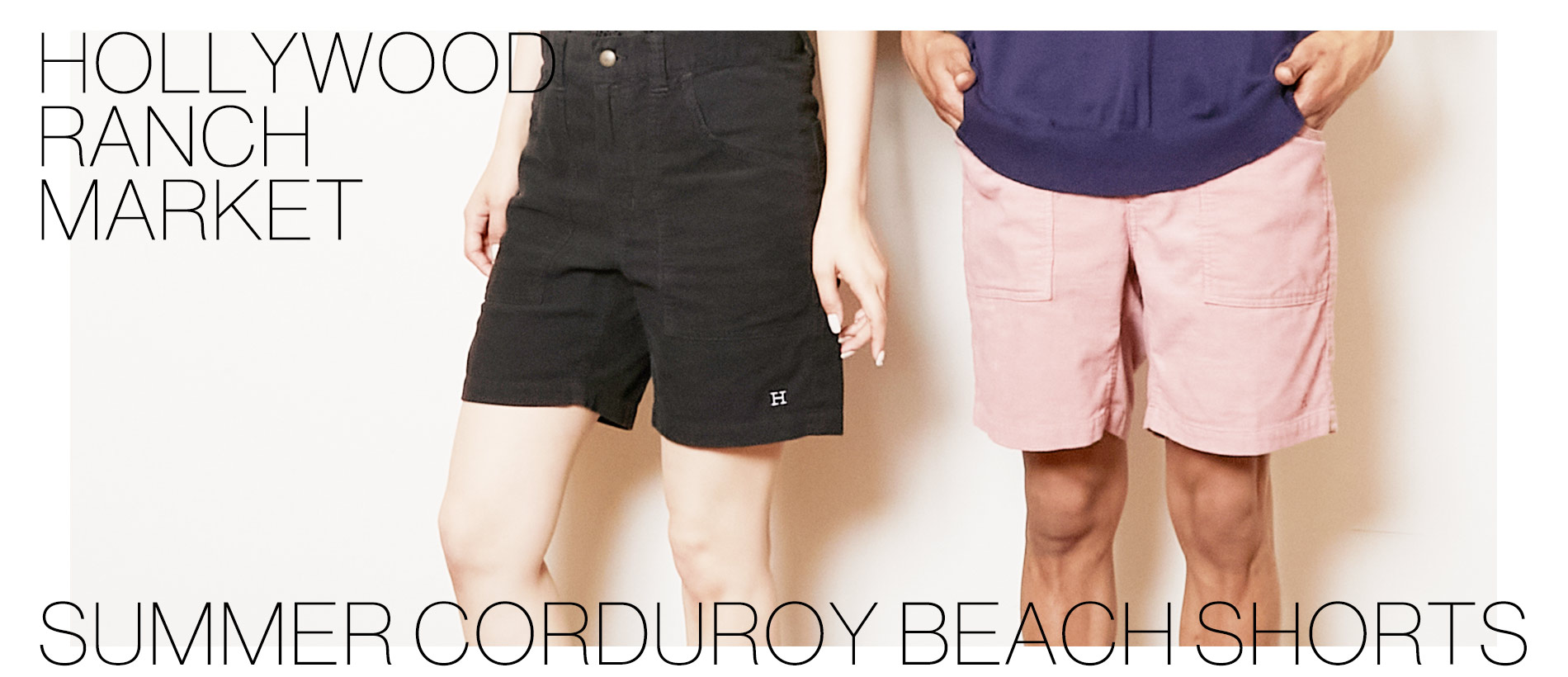 SUMMER CORDUROY BEACH SHORTS | サマーコールビーチショーツ | サマー