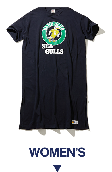 RUSSELL BLUE BLUE SEAGULLS / T-SHIRT / ONE PIECE / KIDS T