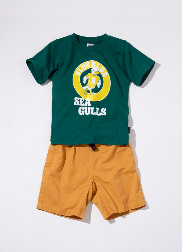 RUSSEL・BLUE BLUE SEAGULLS KIDS T-SHIRT