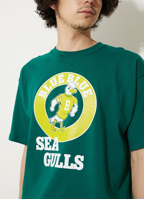 RUSSEL・BLUE BLUE SEAGULLS T-SHIRT