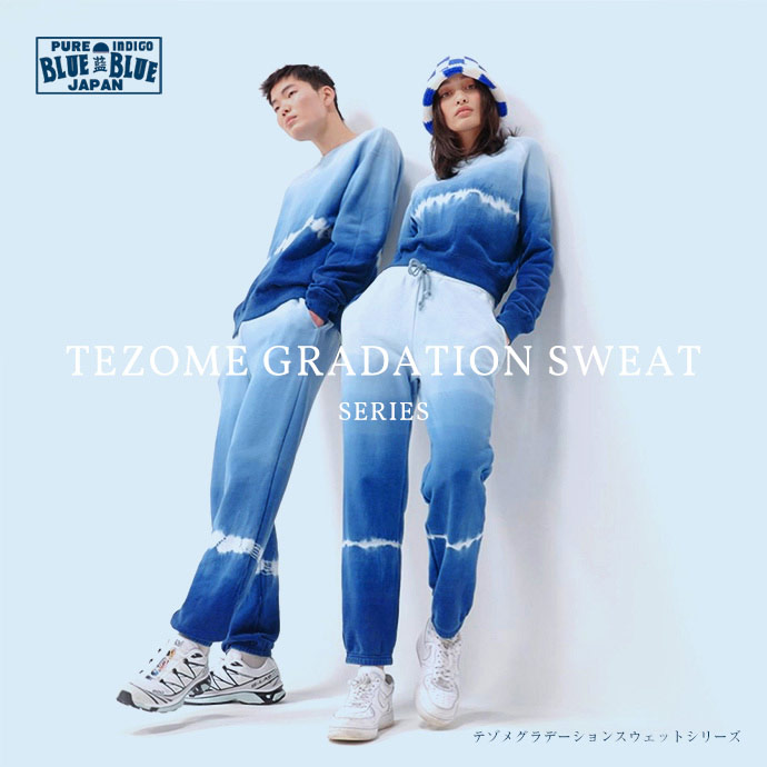 BLUE BLUE JAPAN | ブルーブルージャパン | TEZOME GRADATION SWEAT