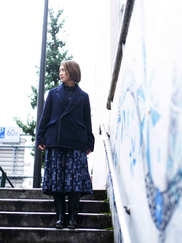 ウールループシープ ガウンジャケット ユニセックス