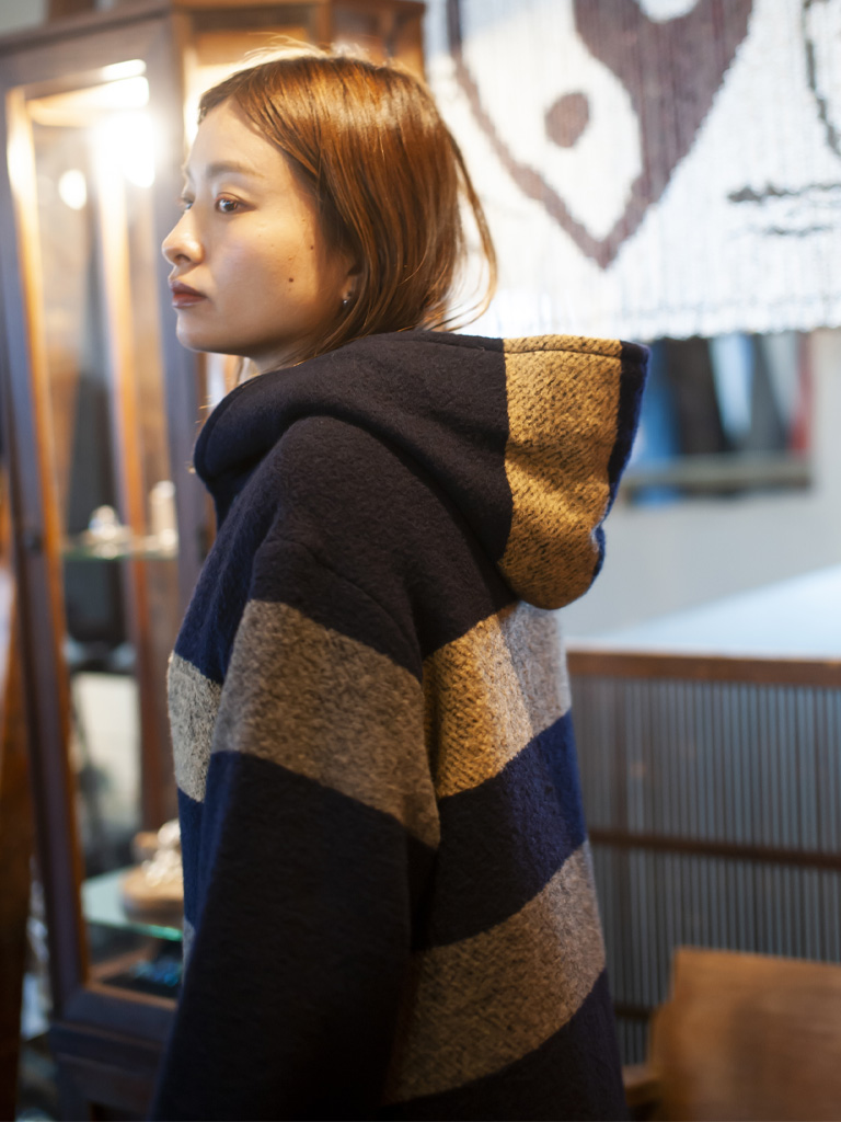 ウールループシープ ロングコート ユニセックス