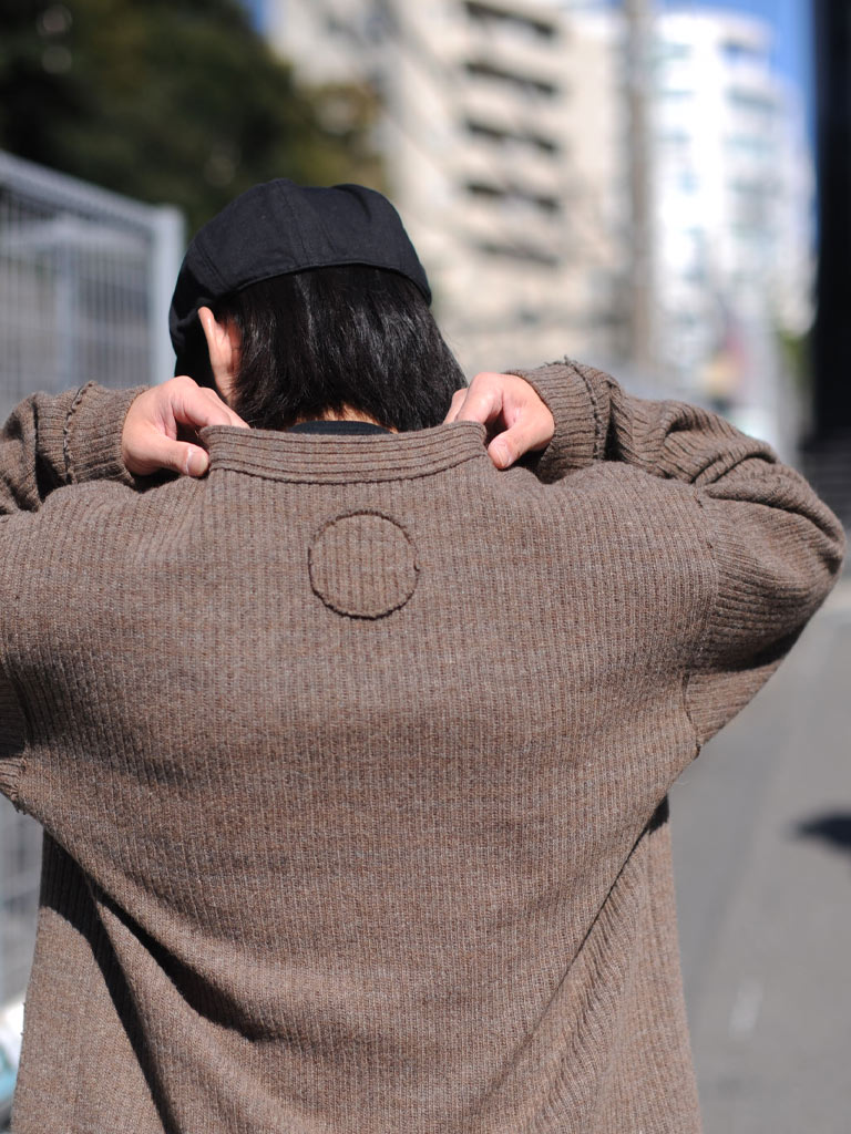 リサイクルドウール カーディガン ユニセックス