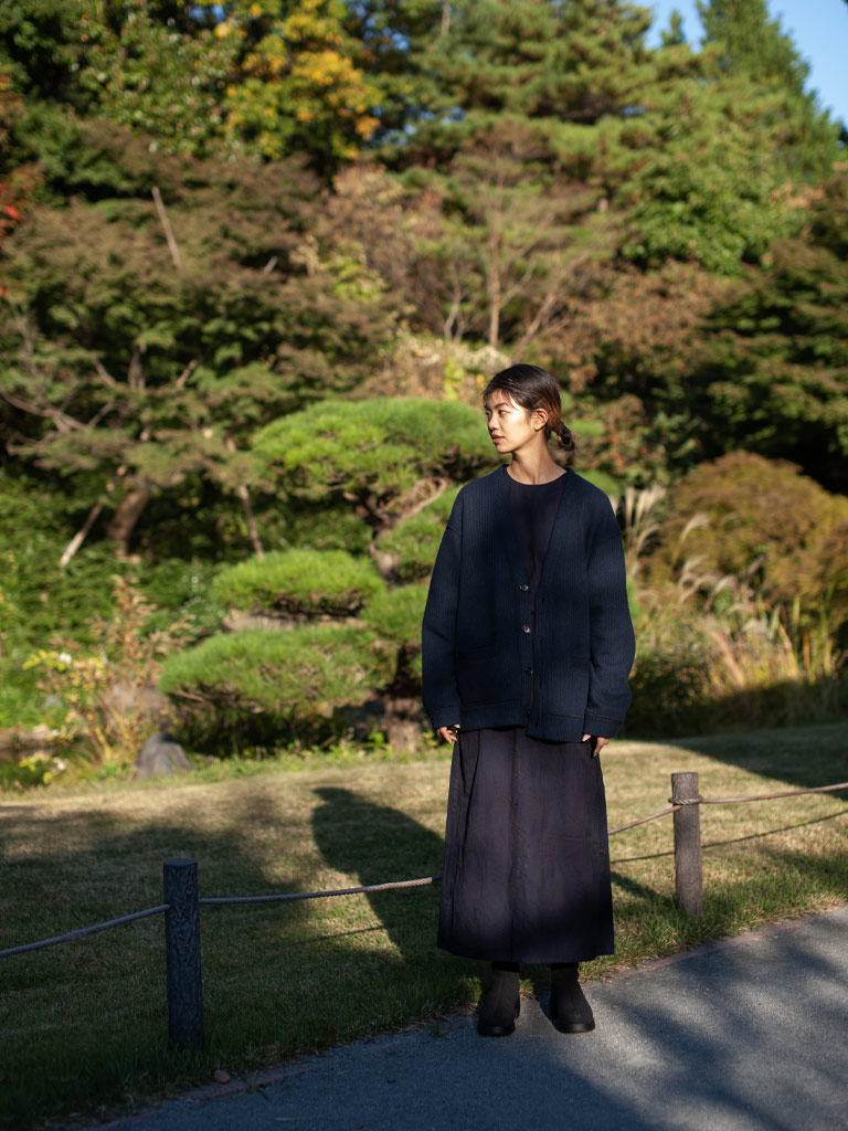 リサイクルドウール カーディガン ユニセックス