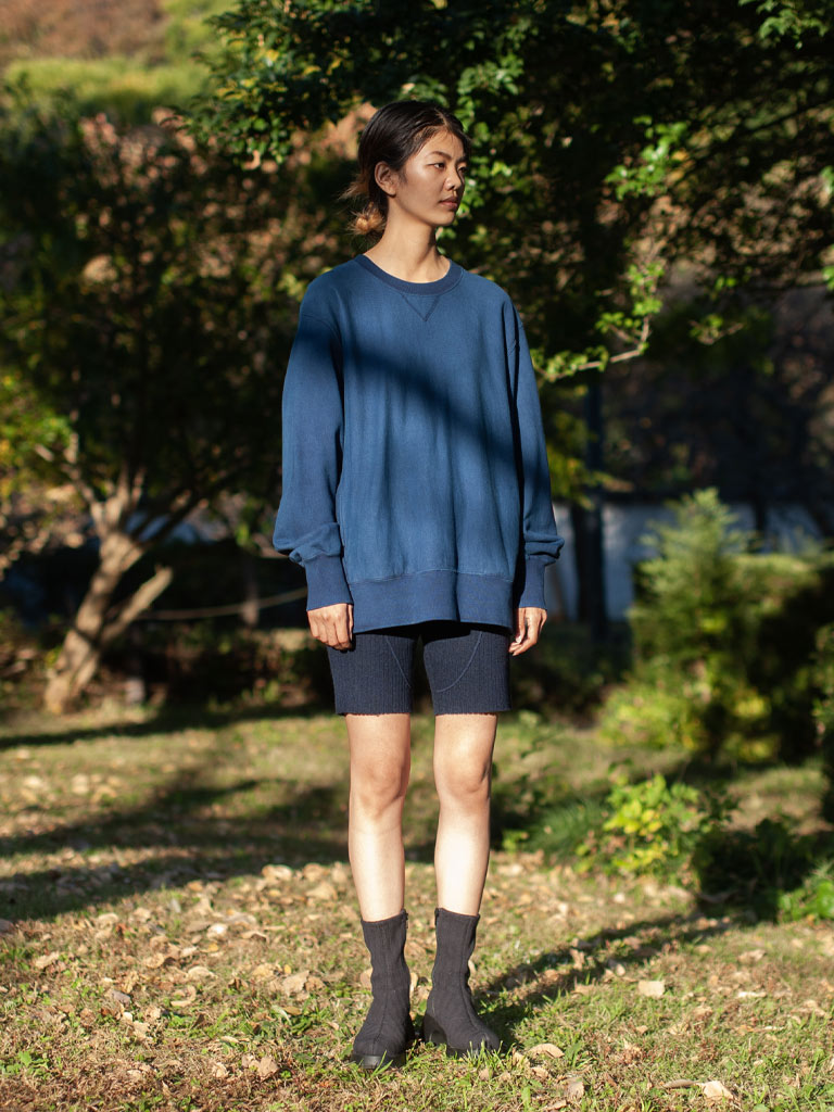 リサイクルドウール ボトルネックワンピース