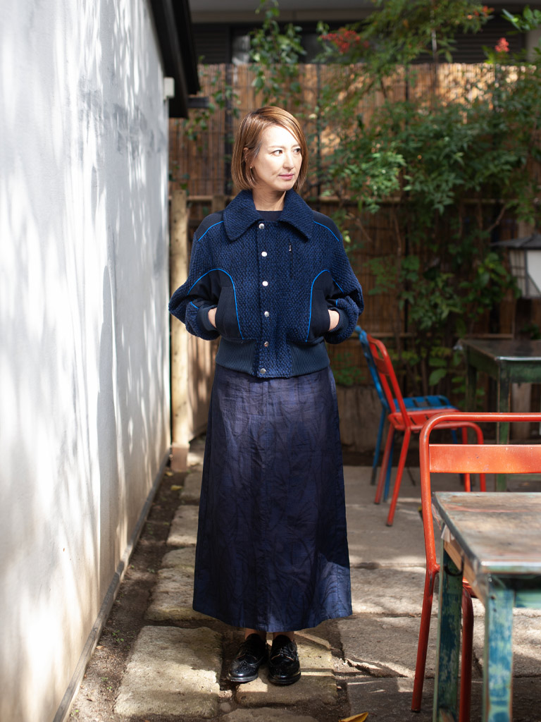 ポップコーン パイピングブルゾン ウイメンズ