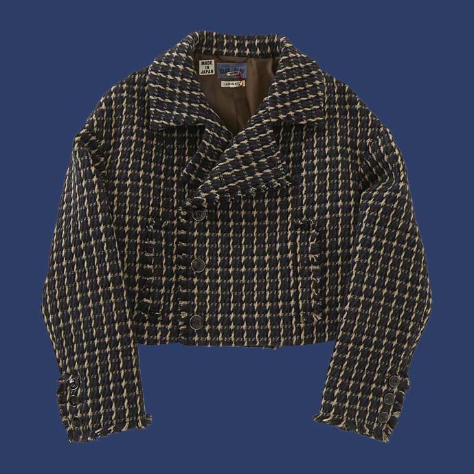 リサイクルウール ダブルショートジャケット ウイメンズ