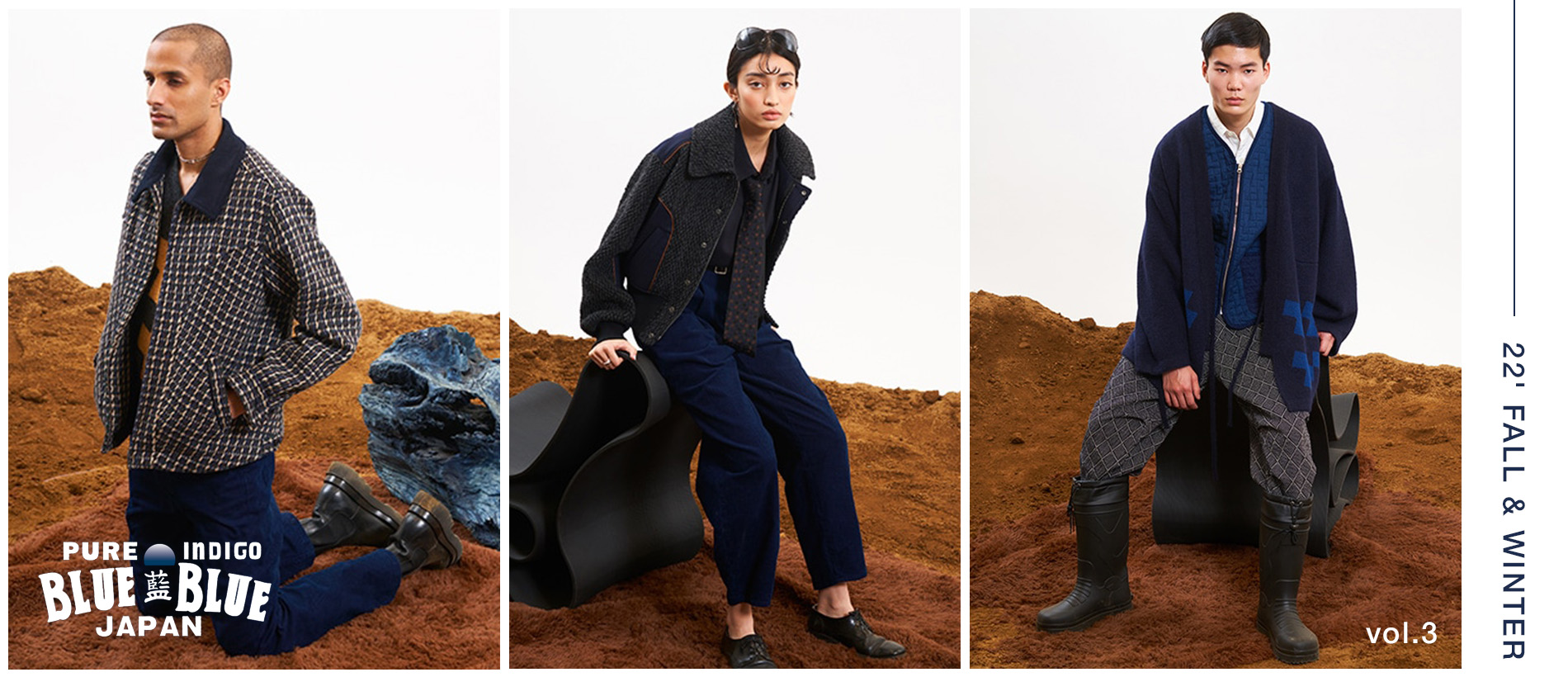 BLUE BLUE JAPAN 2022 FALL & WINTER LOOKBOOK