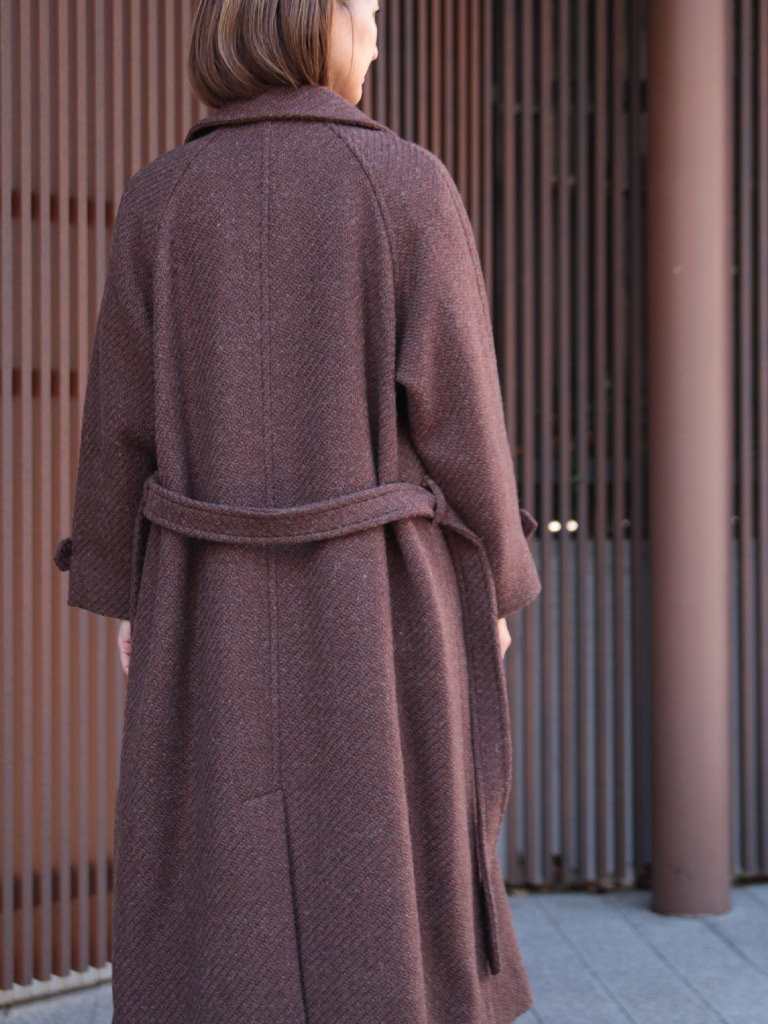 ロービングツイル ラグランコート ウイメンズ