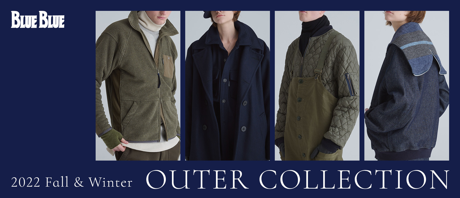 BLUE BLUE 2022 Fall&Winter OUTER | ブルーブルー | HOLLYWOOD RANCH