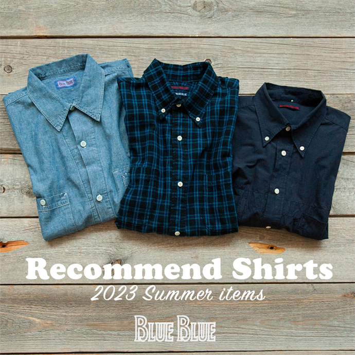 BLUE BLUE RECOMMEND SHIRTS| HOLLYWOOD RANCH MARKET | ハリウッド