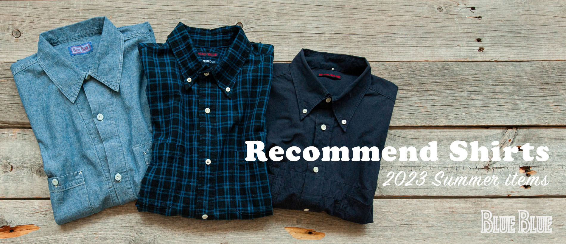 BLUE BLUE RECOMMEND SHIRTS| HOLLYWOOD RANCH MARKET | ハリウッド