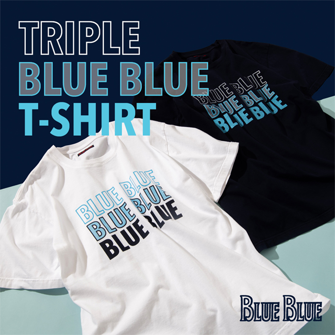 BLUE BLUE TRIPLE BLUE BLUE T-SHIRT| HOLLYWOOD RANCH MARKET