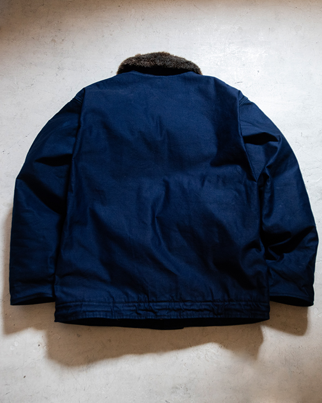 BLUE BLUEインディゴライトジャーマンクロスデッキジャケット 