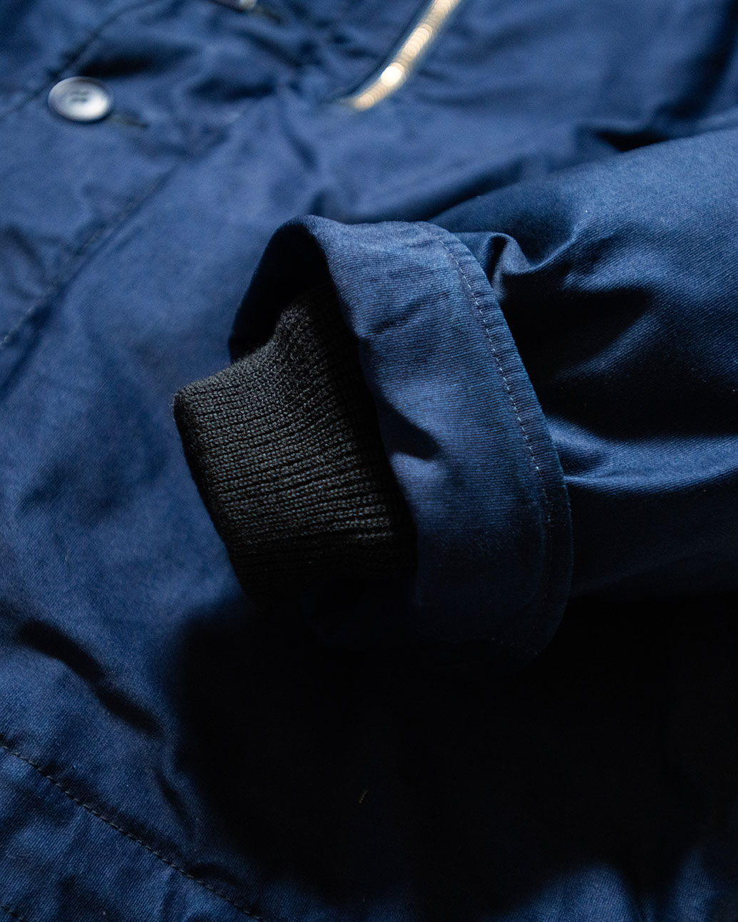 BLUE BLUEインディゴライトジャーマンクロスデッキジャケット