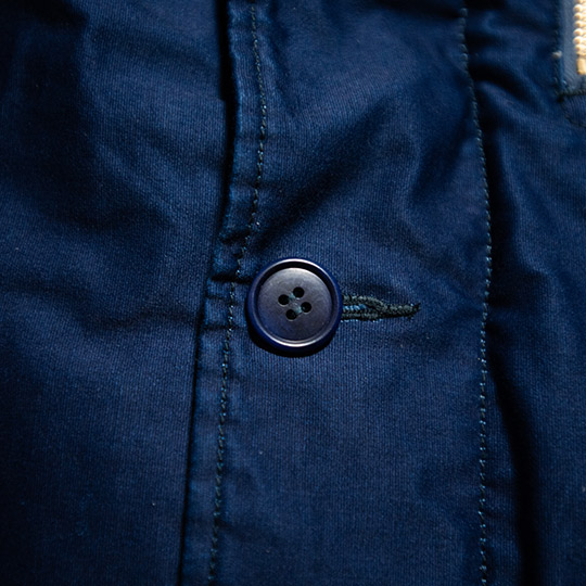 BLUE BLUE インディゴジャーマンクロスデッキジャケット