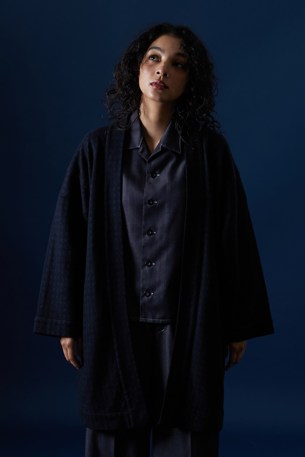 REWORK コンプレスドウール コウシガラ ハオリ ジャケット