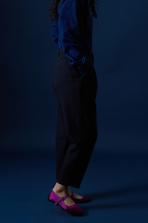 REWORK コンプレスドウール コウシガラ パンツ ウイメンズ