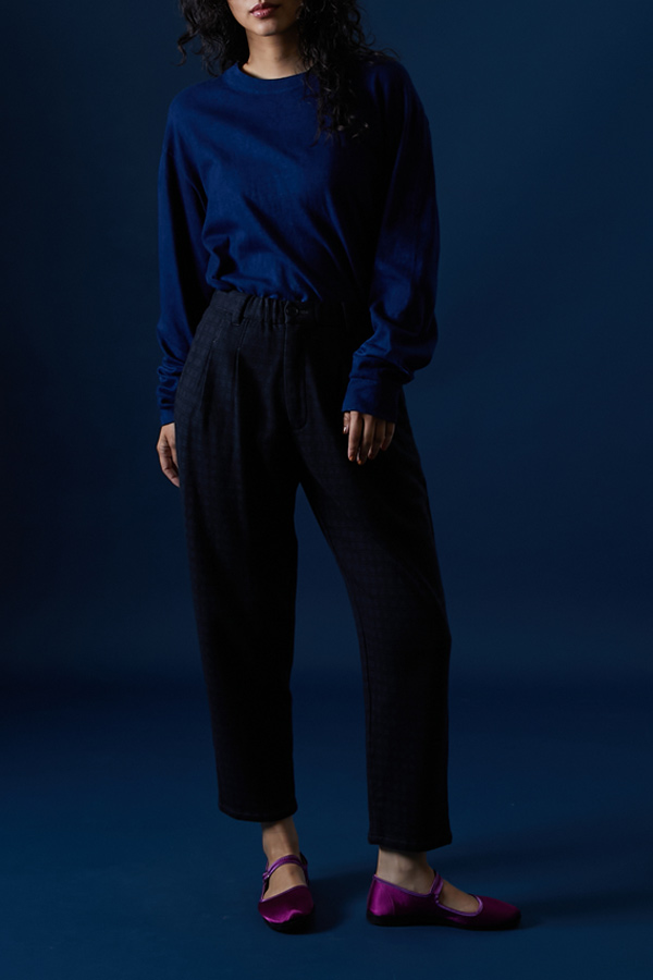 REWORK コンプレスドウール コウシガラ パンツ ウイメンズ