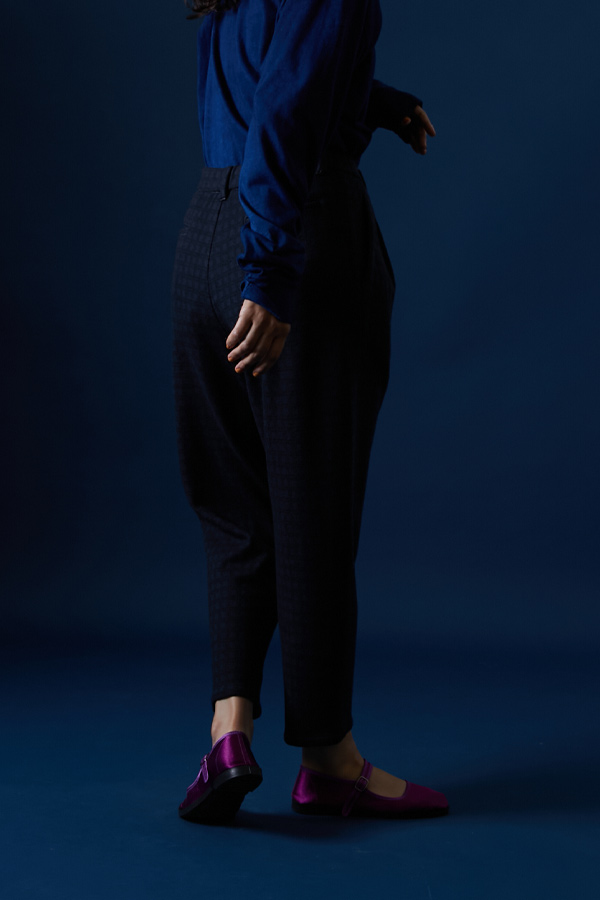 REWORK コンプレスドウール コウシガラ パンツ ウイメンズ