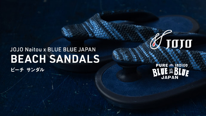 JOJO Naitou x BLUE BLUE JAPAN BEACH SANDALS