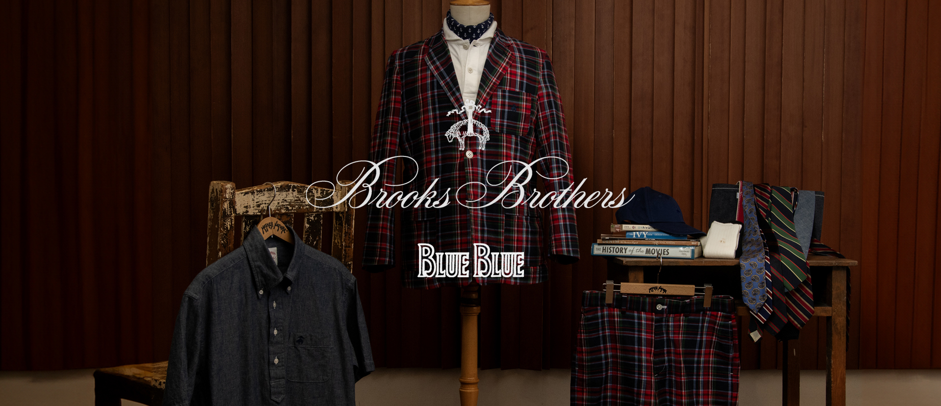 Brooks Brothers For BLUE BLUE| HOLLYWOOD RANCH MARKET | ハリウッド 