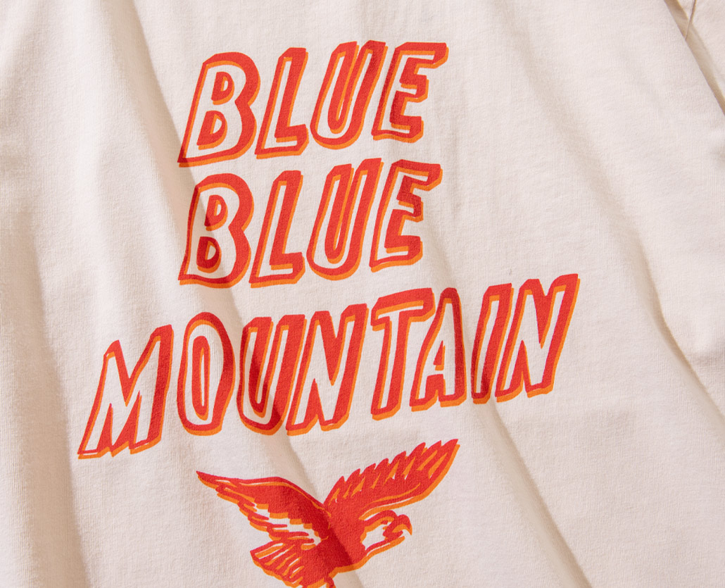 BLUE BLUE MOUTAIN ショートスリーブTシャツ | BLUE BLUE | ブルーブルー